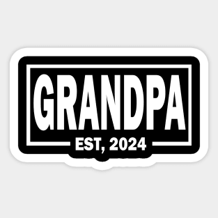 grandpa est 2024 Sticker